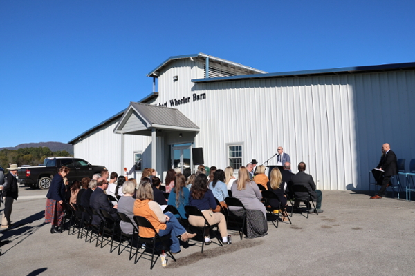 Wheeler Barn at dedication