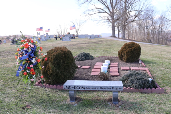 ADP donor memorial bench