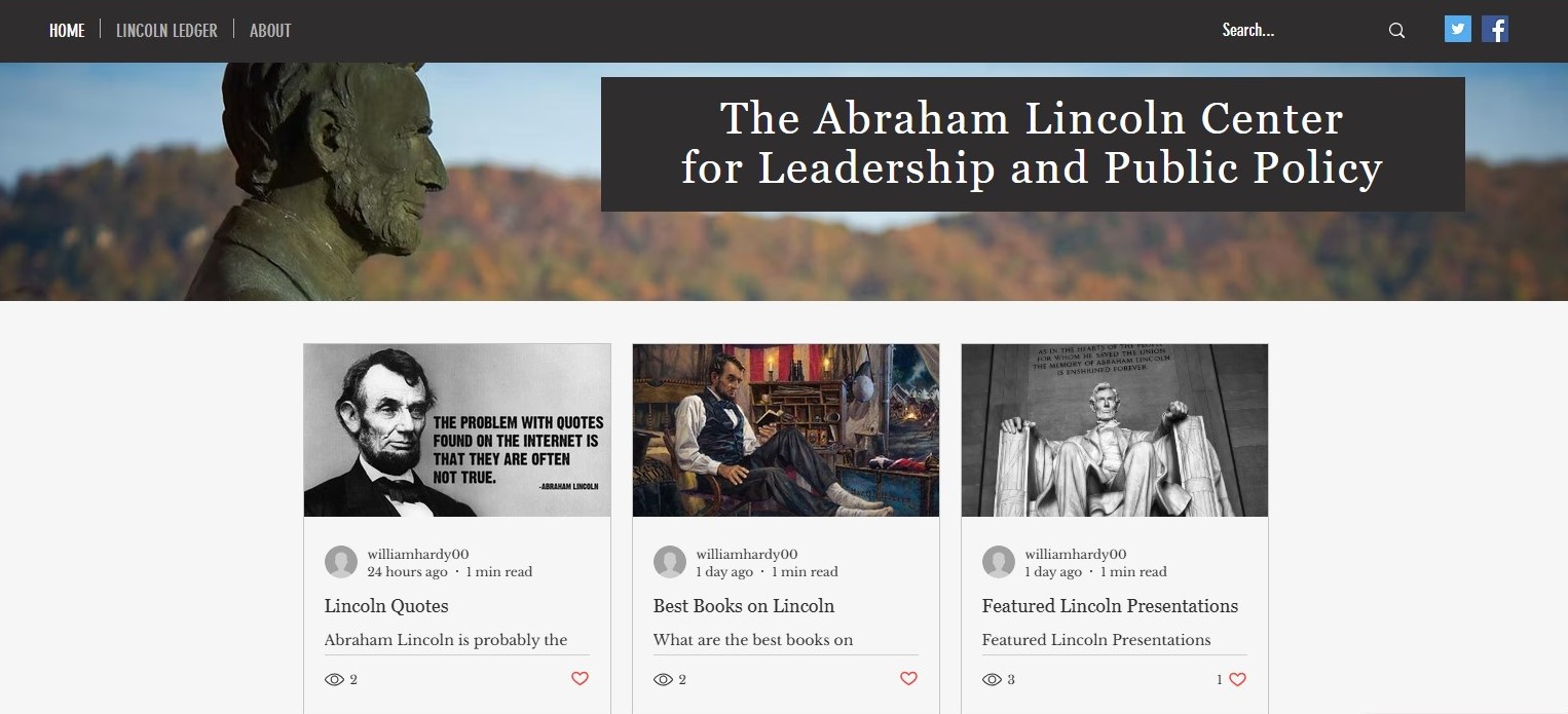 Lincoln Ledger Website